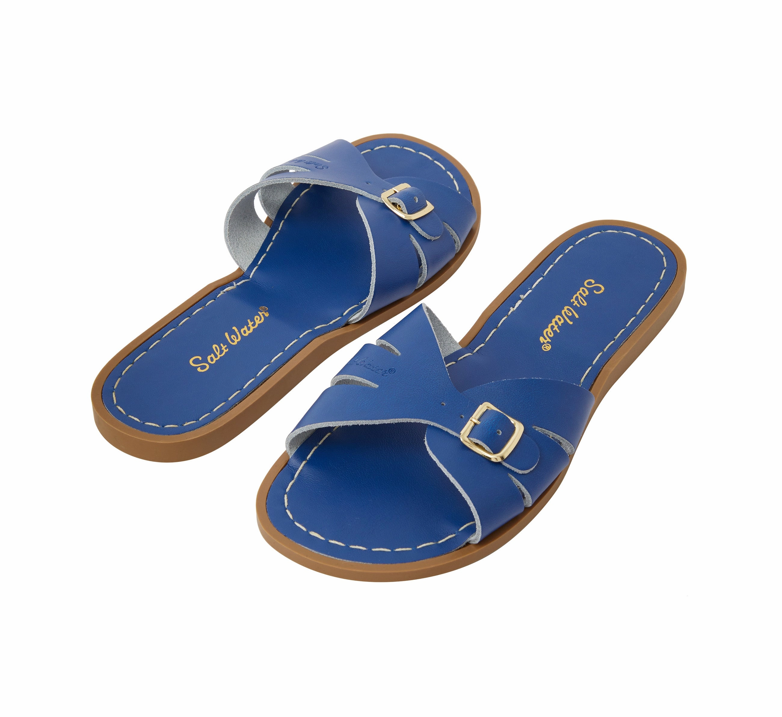 Classic Slide Cobalt Blue Womens Sandal Easy Clean Quick Move