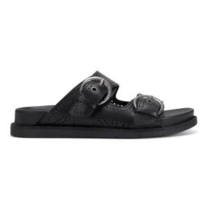 Motion Control Support winter - style Francii Round Toe Casual Slip-on Flat Sandals