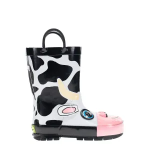 Children's Colbie Cow Rain Boot 24104542 Skating Relaxed shock absorption