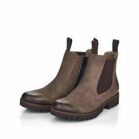 Clean Fit RIEKER WOMENS 78578-25 - MUD