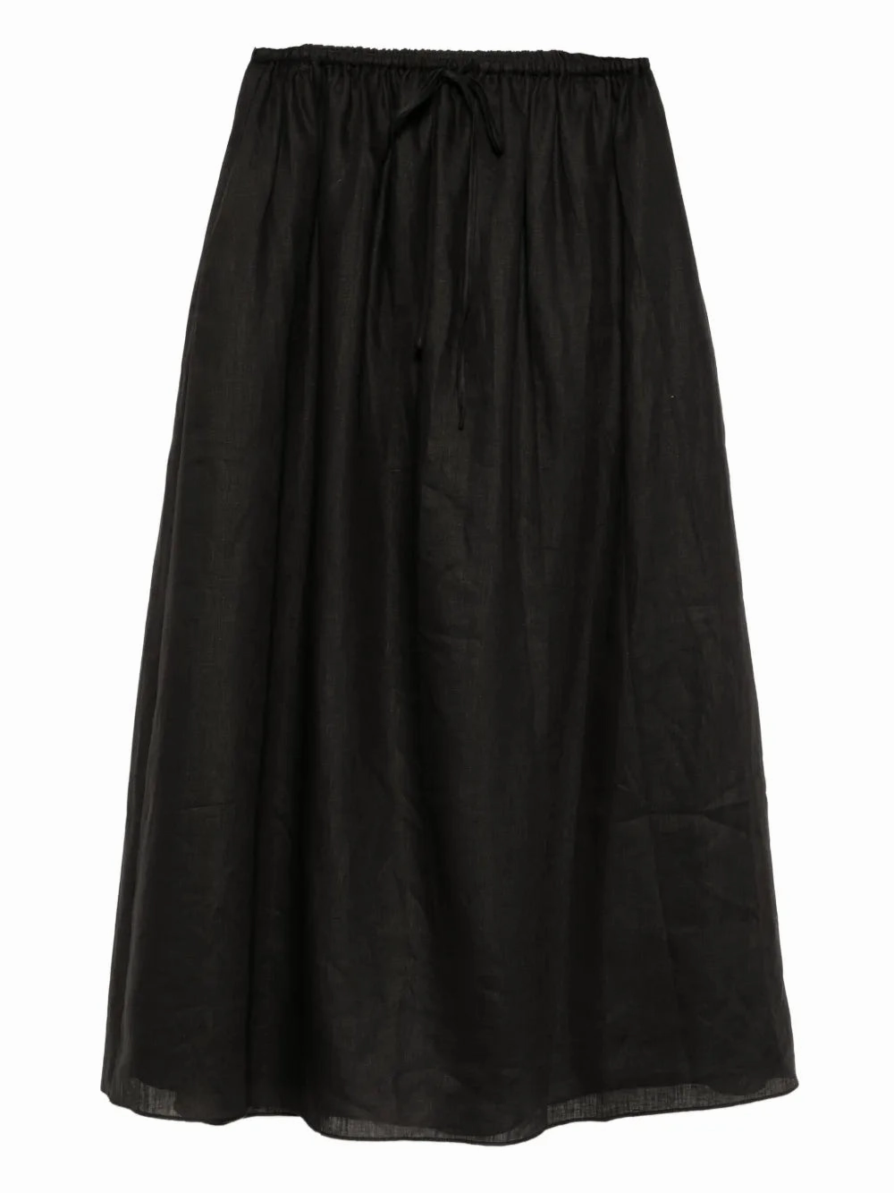 Soft Aesthetic Slip Resistant Waistband Ginny Skirt in Black
