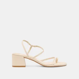 TRINI HEELS CREME LEATHER traction - level