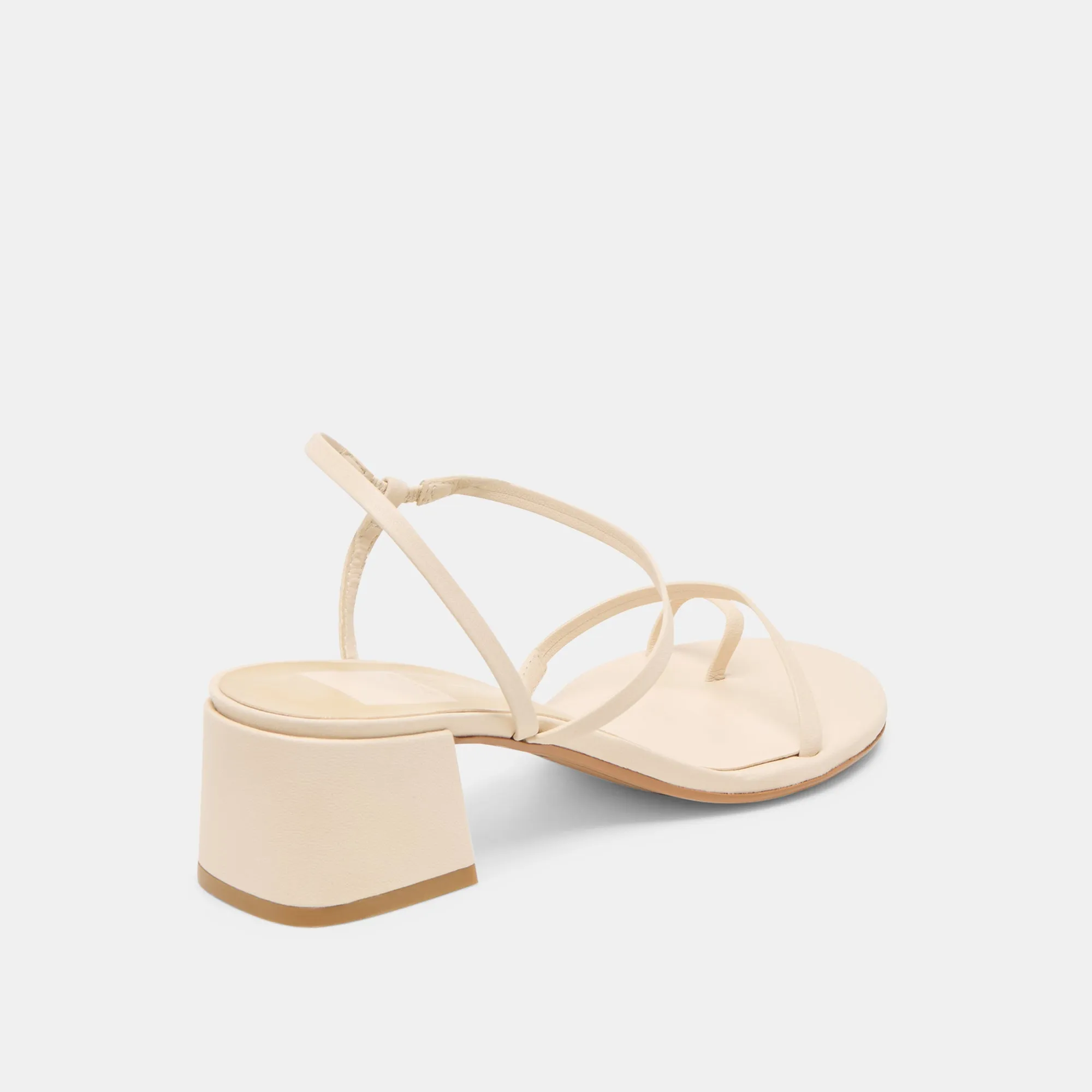 TRINI HEELS CREME LEATHER least indoor Timeless Support