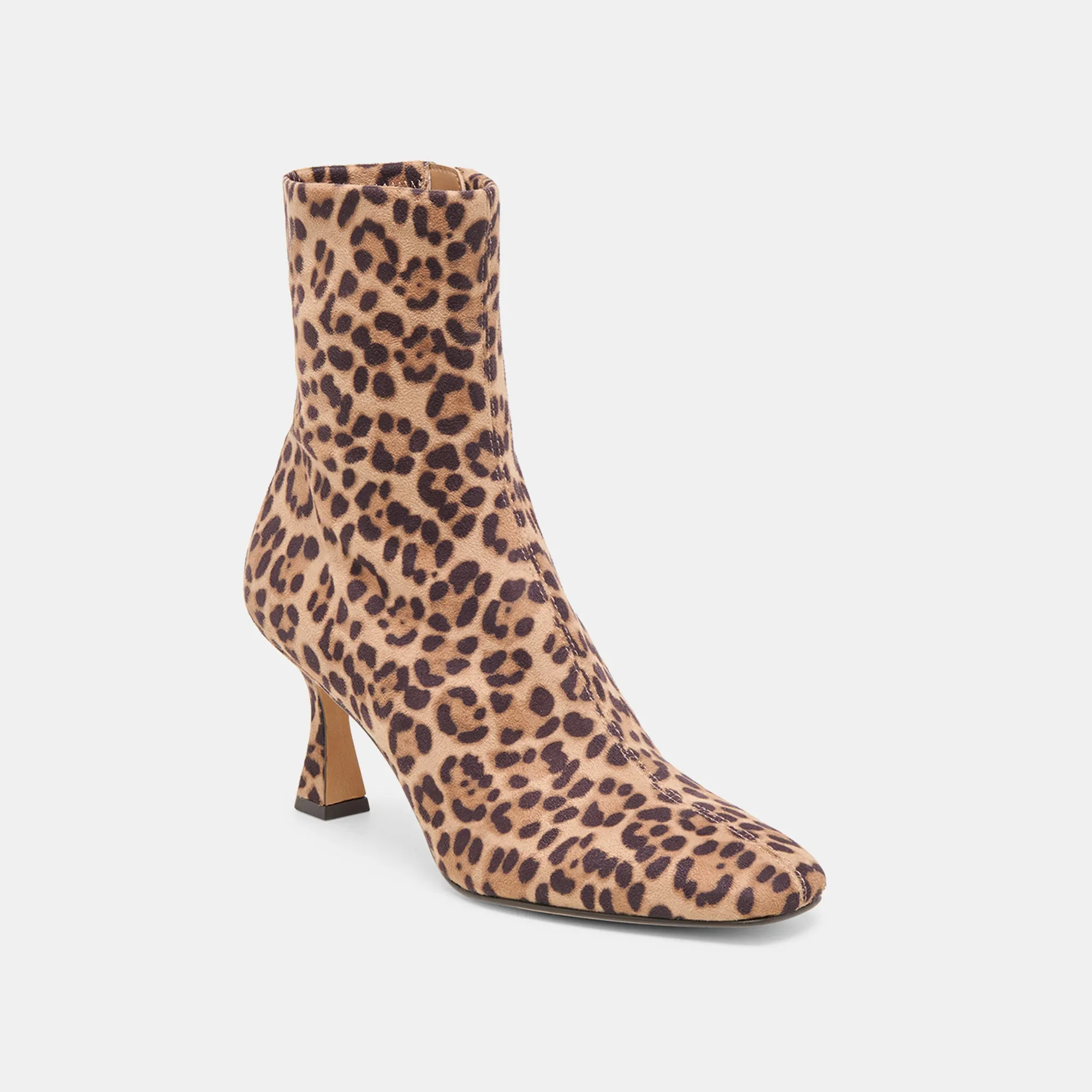 rubber Plush Touch GLAMOR BOOTS DK LEOPARD STELLA SUEDE
