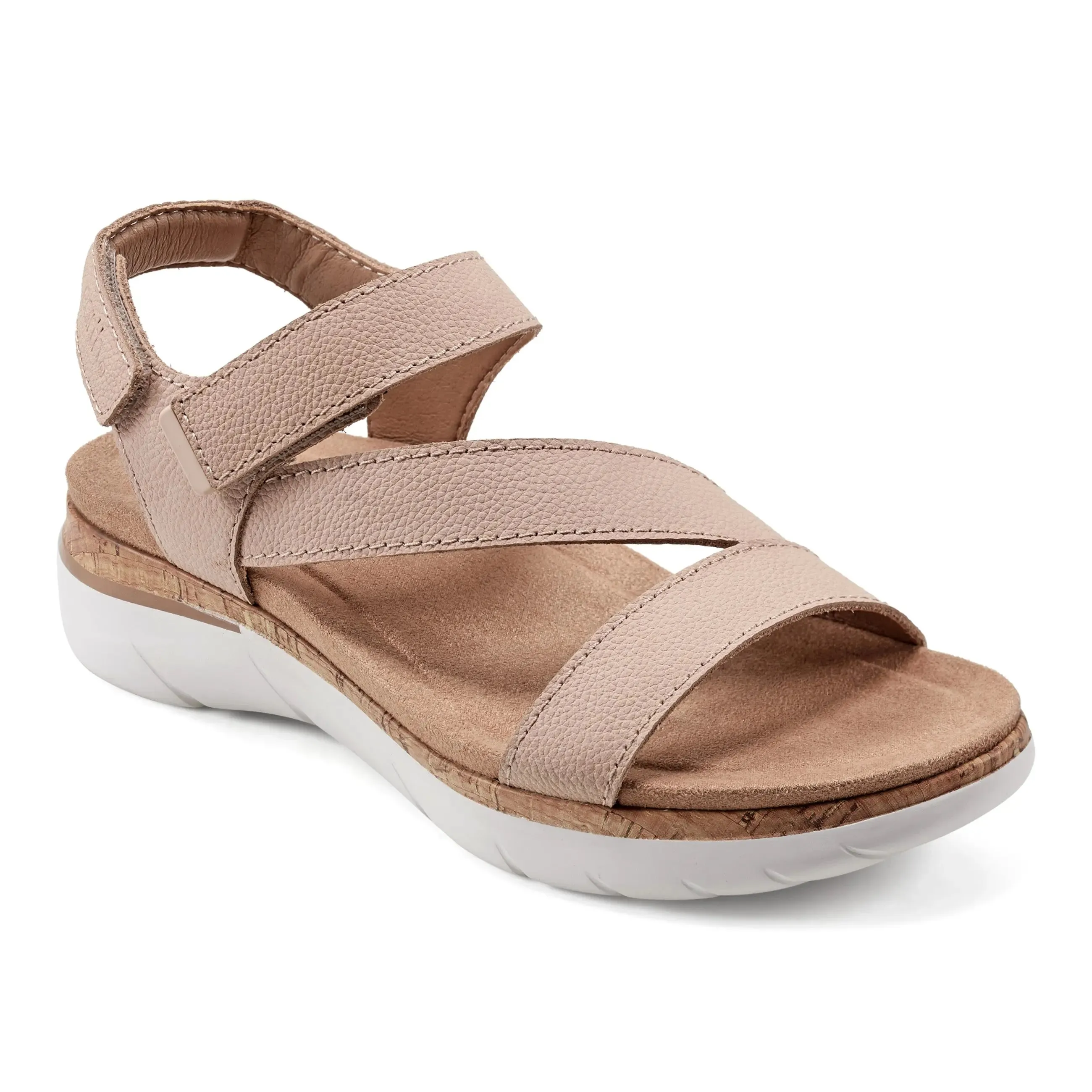 Reinforced Arch Plate Roni Casual Strappy Flat Sandals