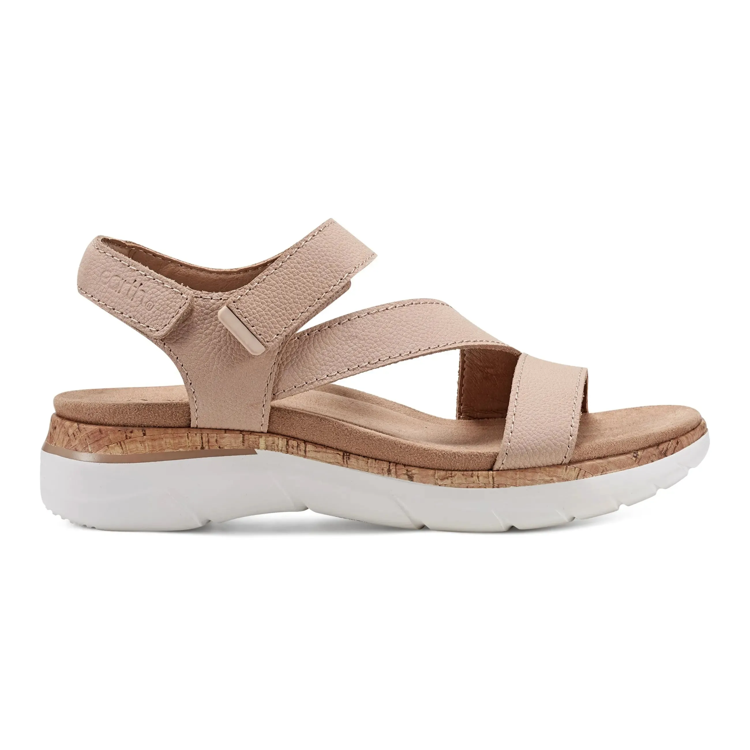 Grounded Traction Pattern Roni Casual Strappy Flat Sandals