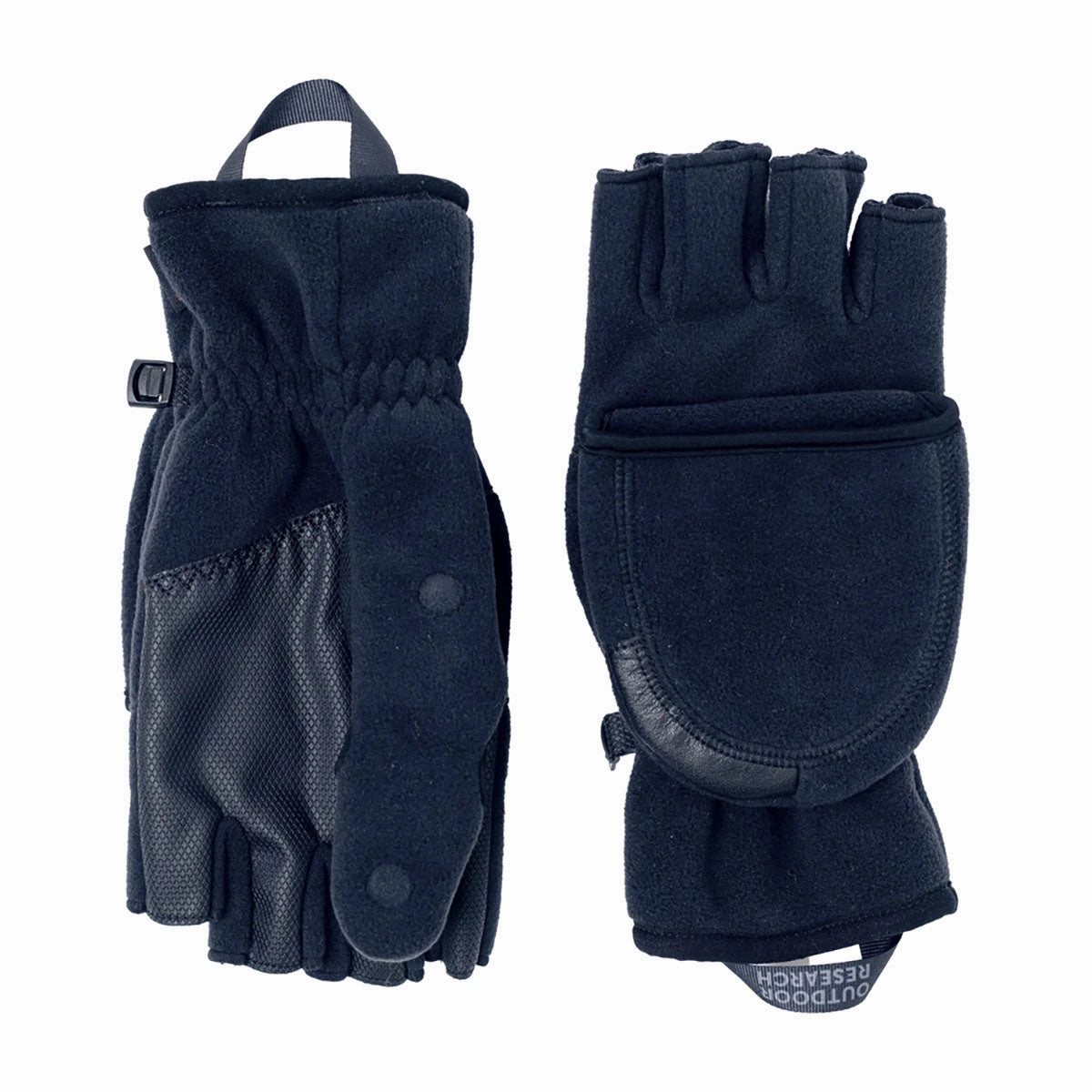 Gripper Convertible Windbloc Mitts Thermal Bonded Edges Temperature Regulating Design