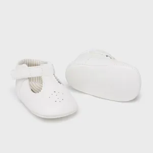 Street Ready Multi Terrain Velcro T-Strap Shoes - Off White