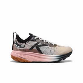 Patent Leather Women's Seek Trail Running Shoe  |  Black/Sunset Sand