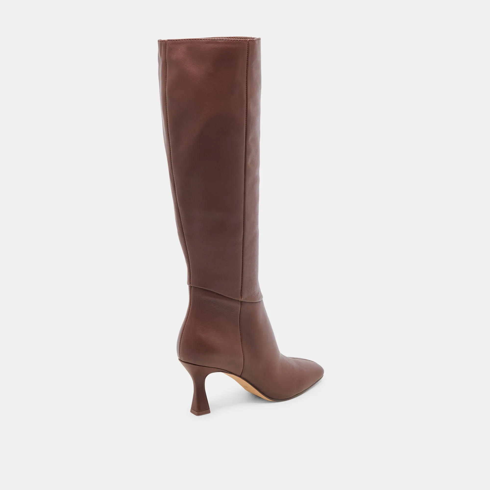Quick Break Luxurious lining GYRA BOOTS CHOCOLATE LEATHER