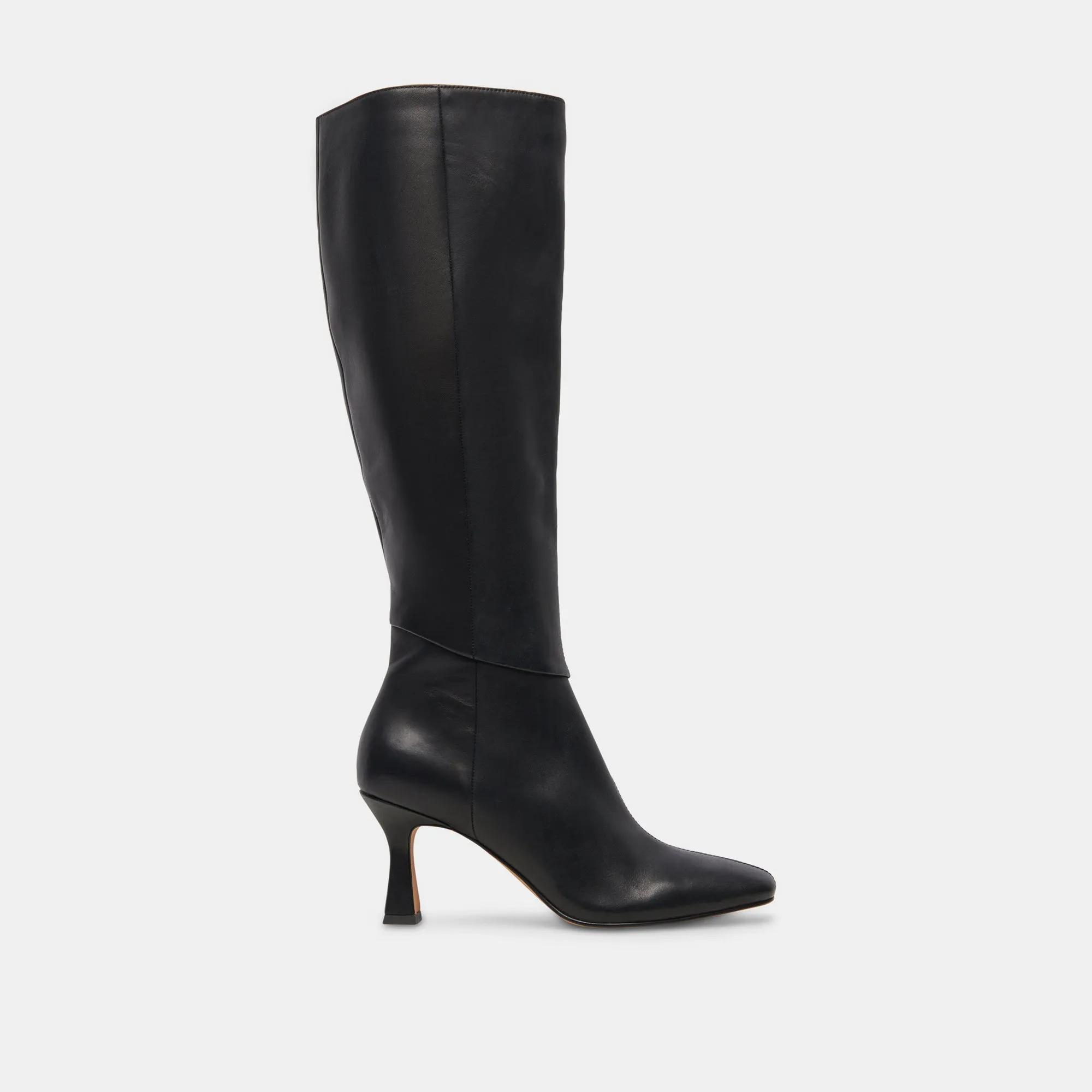 GYRA EXTRA WIDE CALF BOOTS BLACK LEATHER OrthopedicDesign
