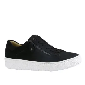Hartjes Phil Black Nubuck Side Zip Oxford Pressure Dispersing Stitchless Design Iconic look