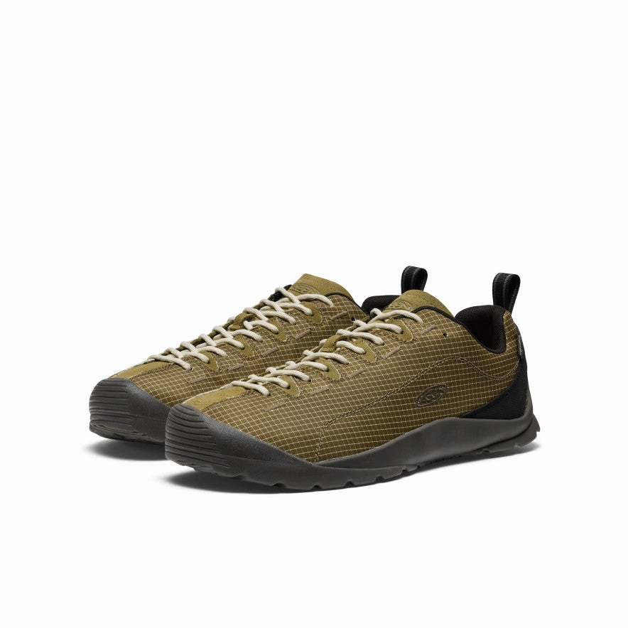 Men's Jasper Nylon Waterproof Sneaker  |  Martini Olive/Martini Olive Tension Balanced Lacing Pressure Distribution System