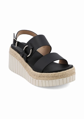 Shock-absorbent Traction Sole YUNA - BLACK