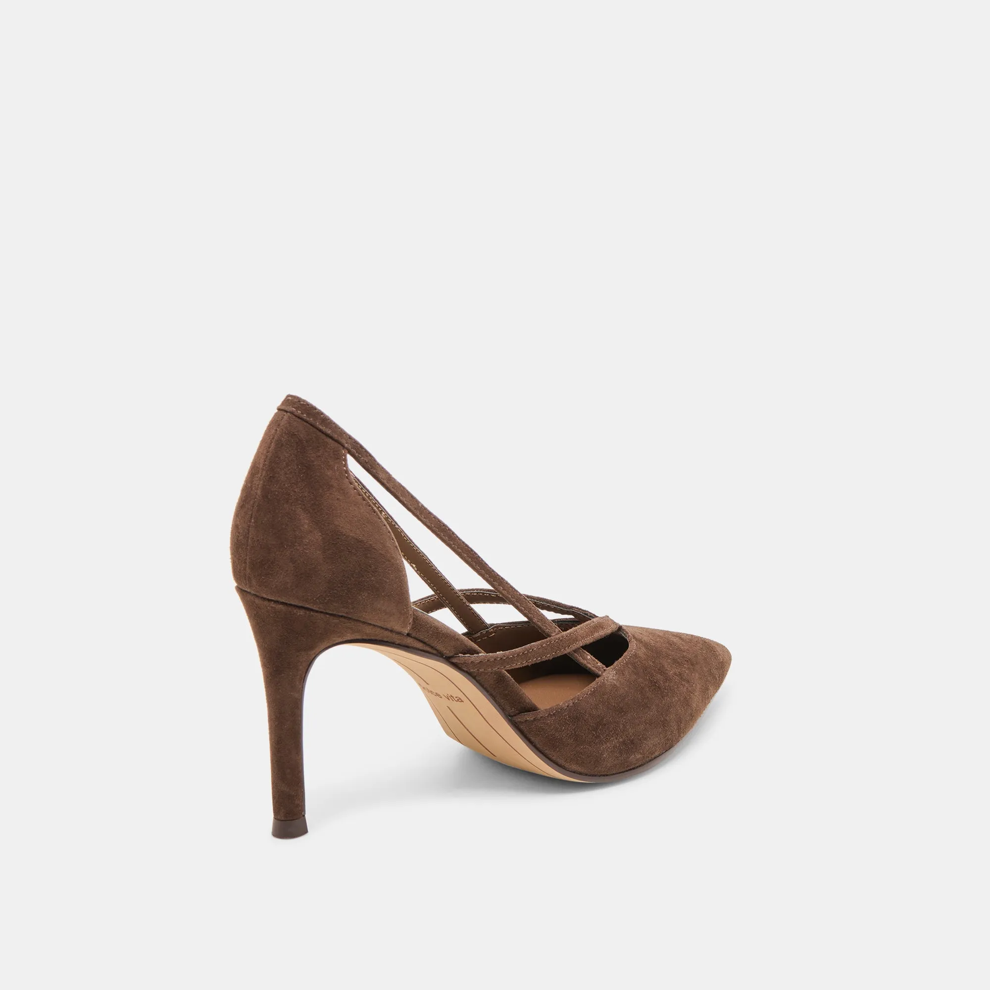 HeelCushion Anti Friction KAINE HEELS DK BROWN SUEDE