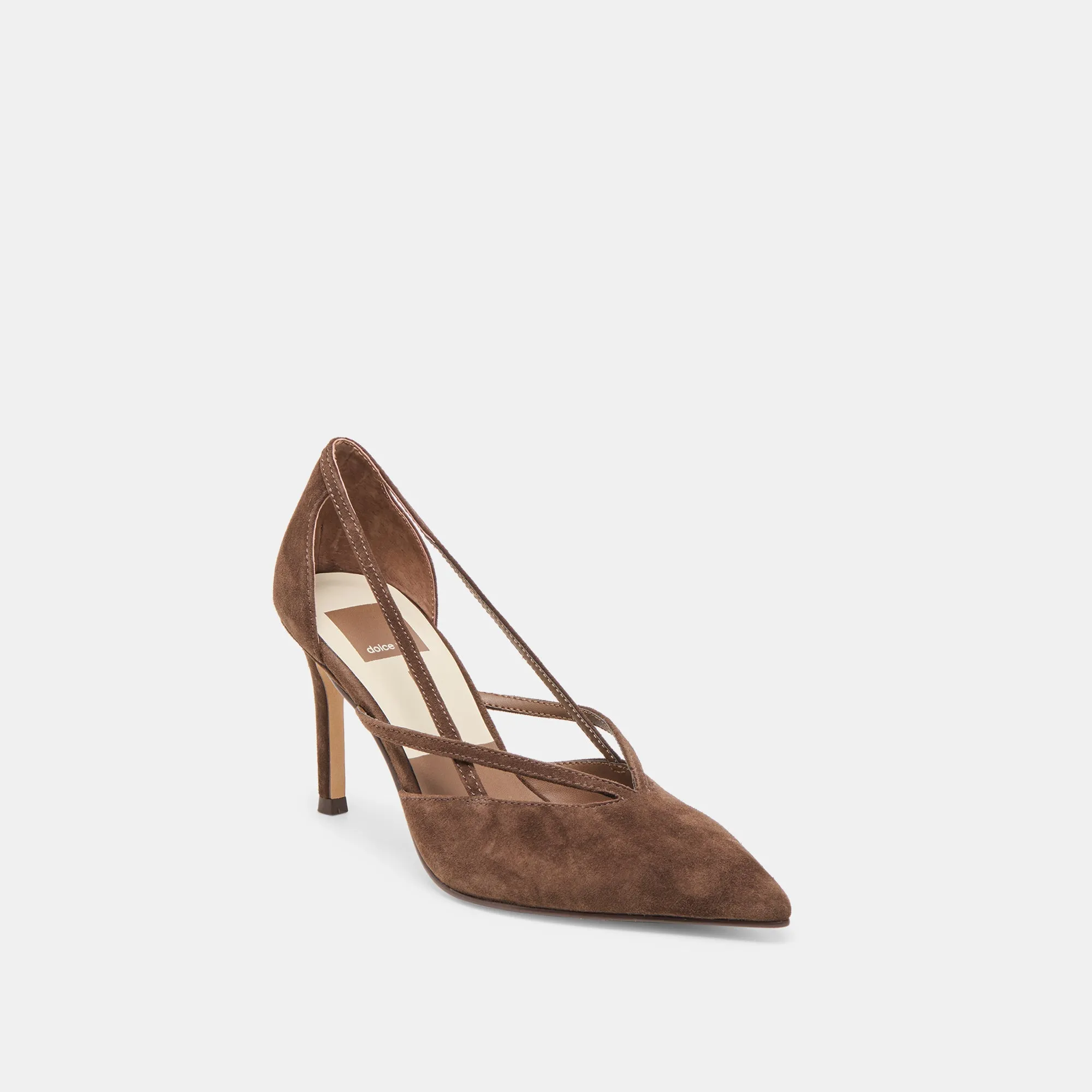 City Wear KAINE HEELS DK BROWN SUEDE