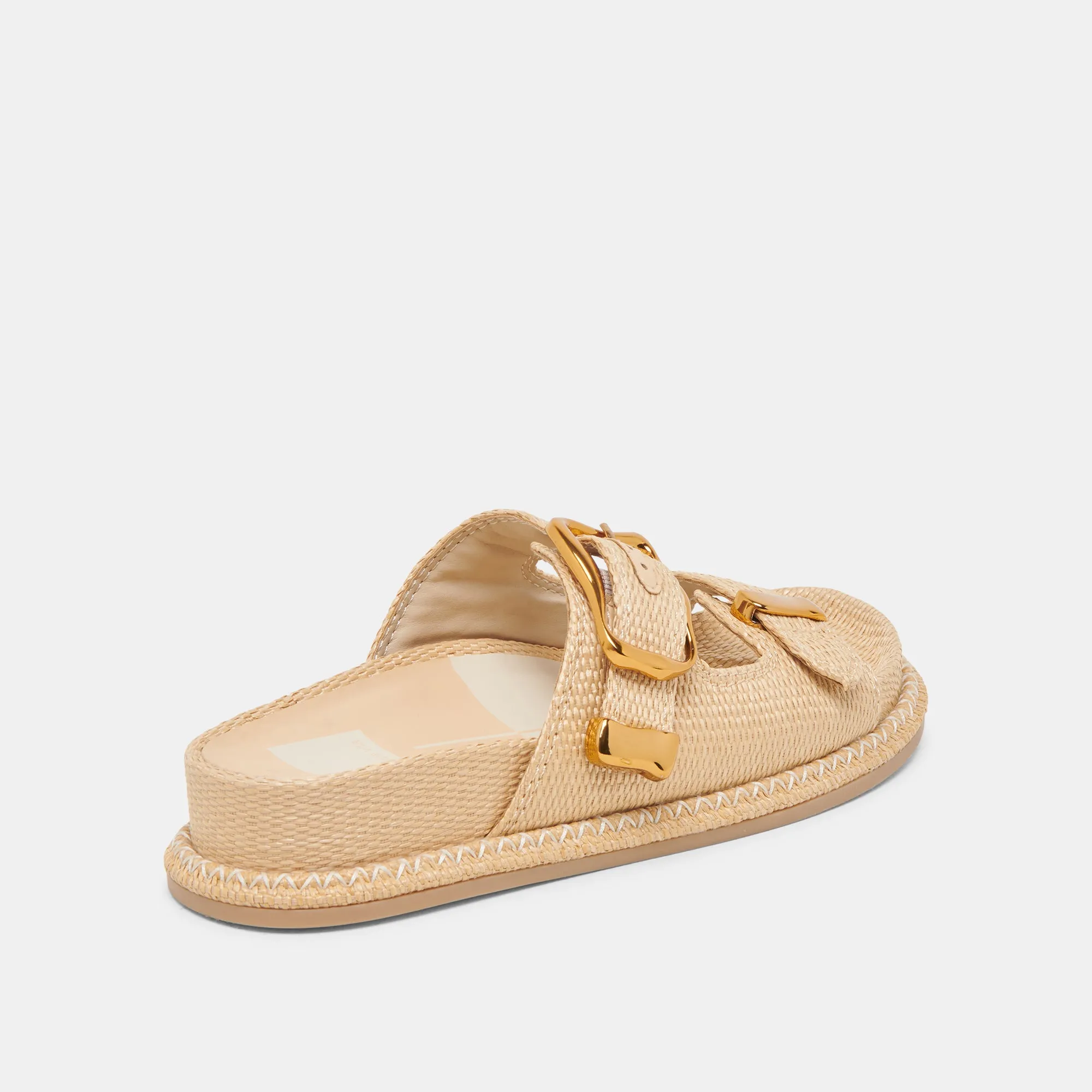 SEVANA SANDALS LT NATURAL RAFFIA Ventilation Ports