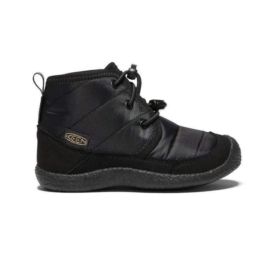 Little Kids' Howser II Waterproof Chukka  |  Black/Black Flexible Frame Trail Exploration