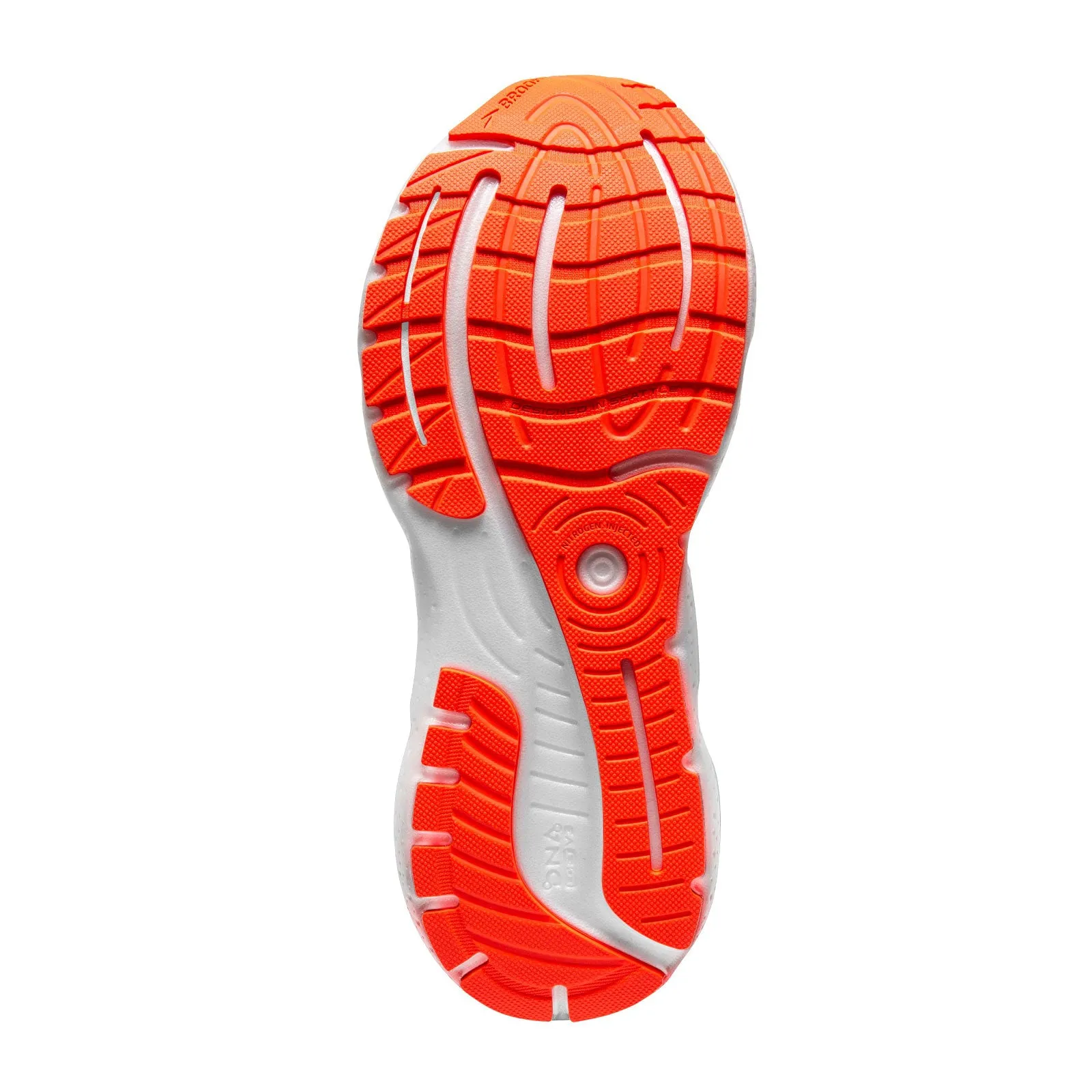 Soft outsole Brooks Glycerin 20 Running Shoe (Men) - Blue Depths/Palace Blue/Orange