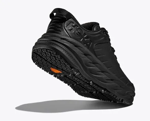 HOKA MENS BONDI SR - SLIP RESISTANT Protective Finish Snow Trekker Stable Support Remote Hiking