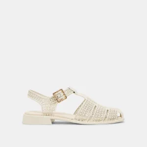 HOLIS 3D SANDALS IVORY Unique Design