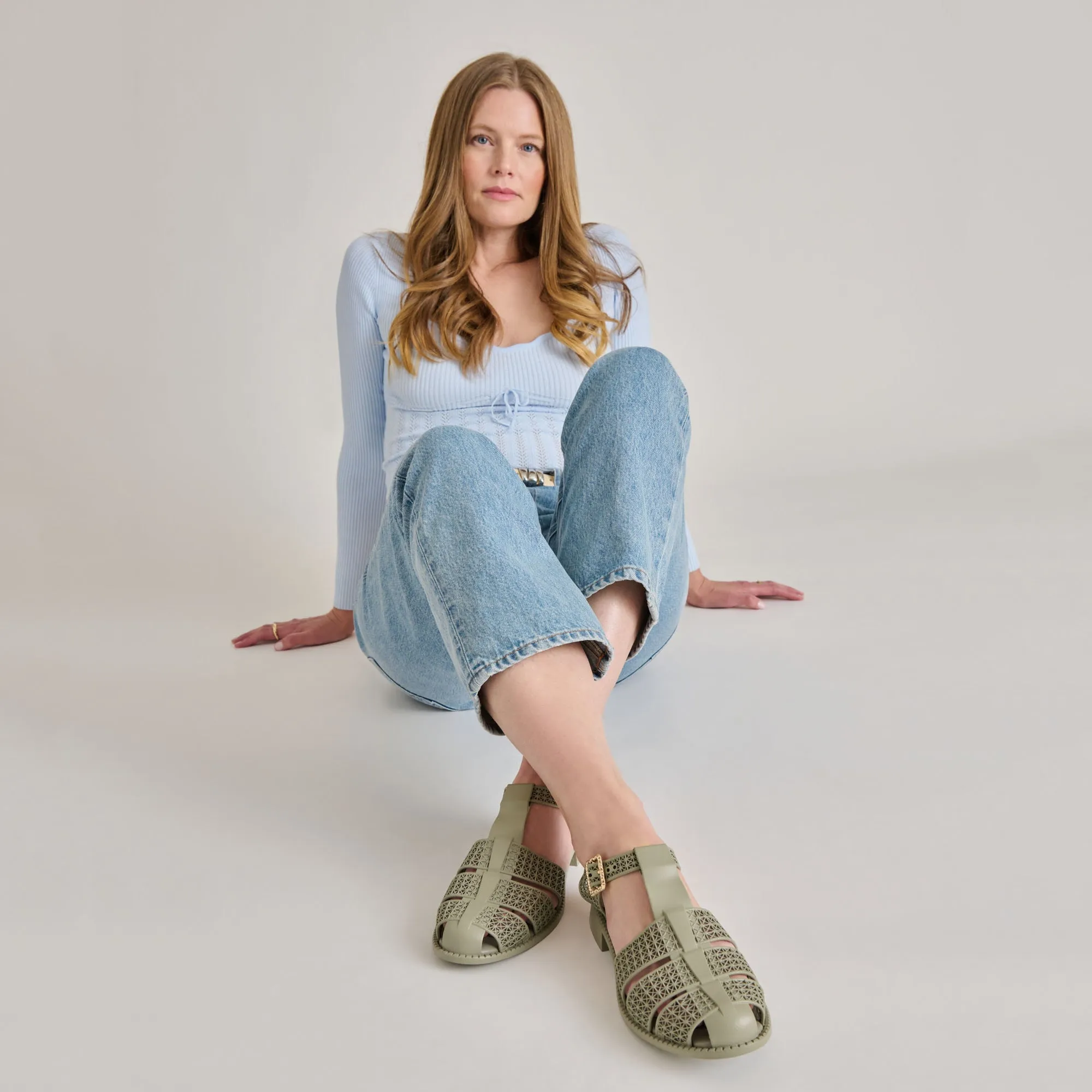 Odor control Refined Ease HOLIS 3D SANDALS LT SAGE