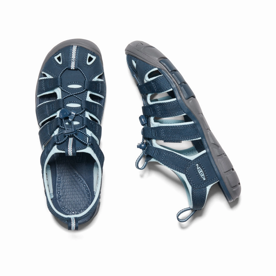Anti Slip Pattern Event Chic Women's Clearwater CNX Sandal  |  Navy/Blue Glow