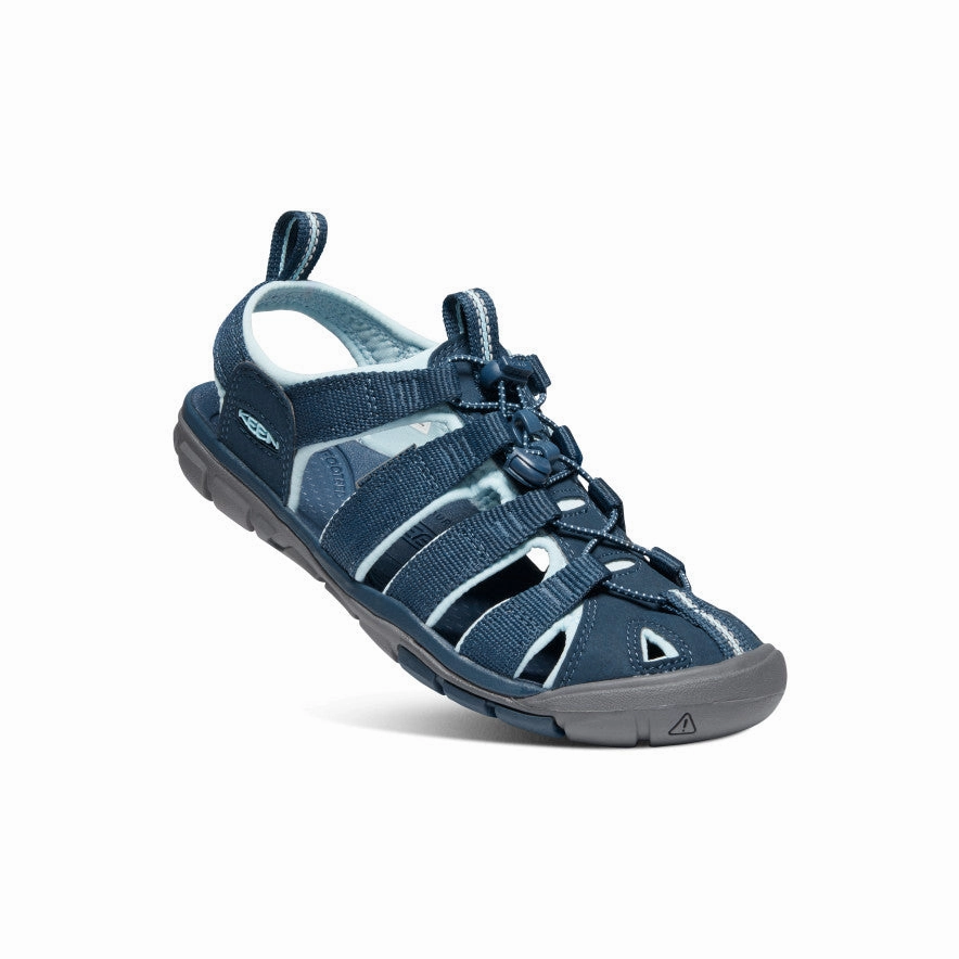 Women's Clearwater CNX Sandal  |  Navy/Blue Glow Functional Walking Shoes