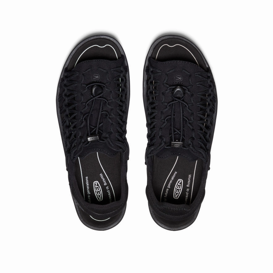 Men's UNEEK II Open Toe  |  Black/Black Perfect Walking