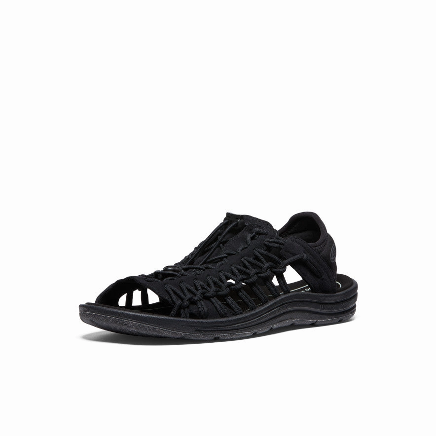 Light Breathable Men's UNEEK II Open Toe  |  Black/Black