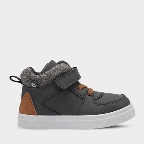 Jax Boys Hook & Loop Boot heel - cup - level Compression Resistant Foam