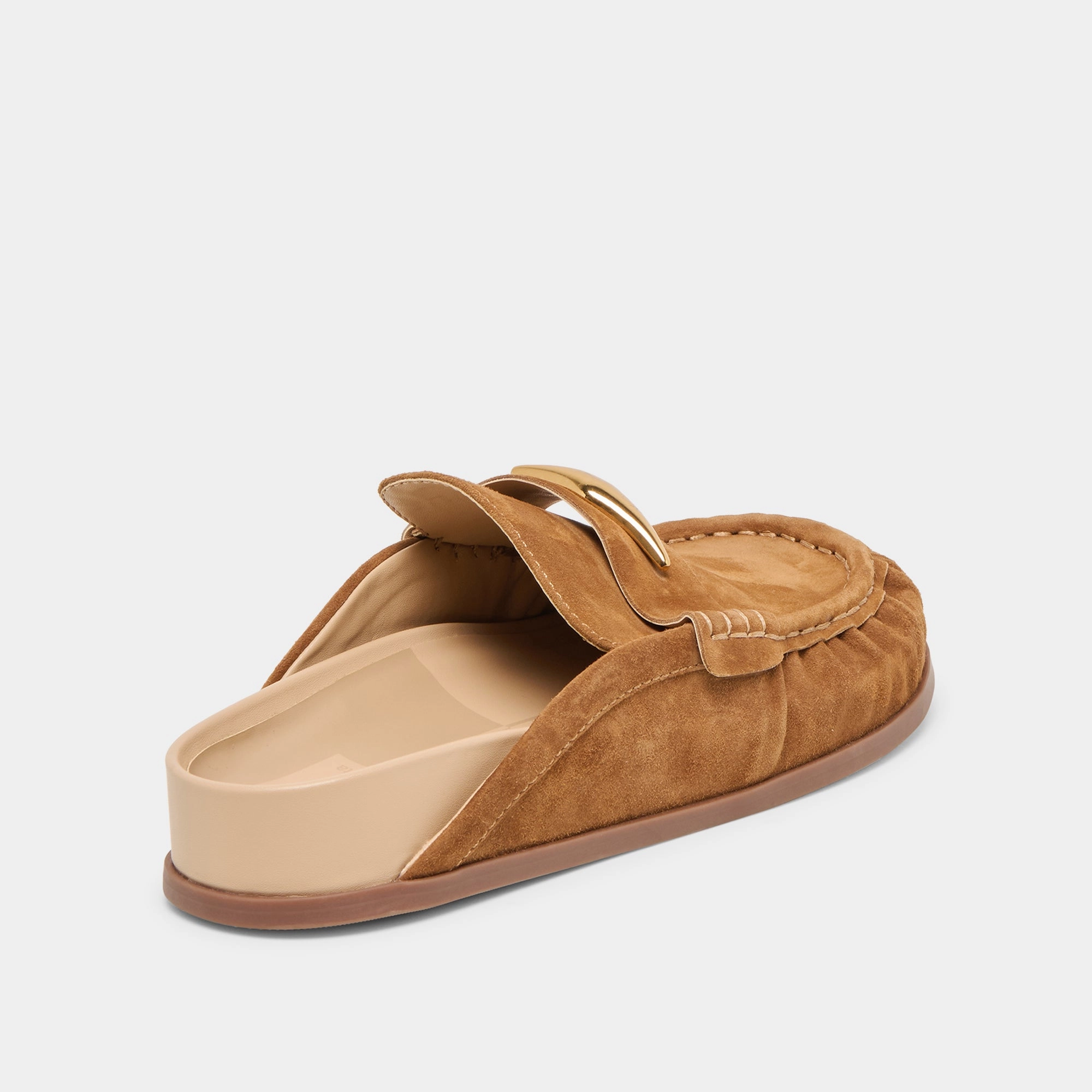 JODERO FLATS LT BROWN SUEDE Gala Glam