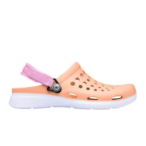 Joybees Modern Clog (Women) - Melon/White Agile Reinforced Sides