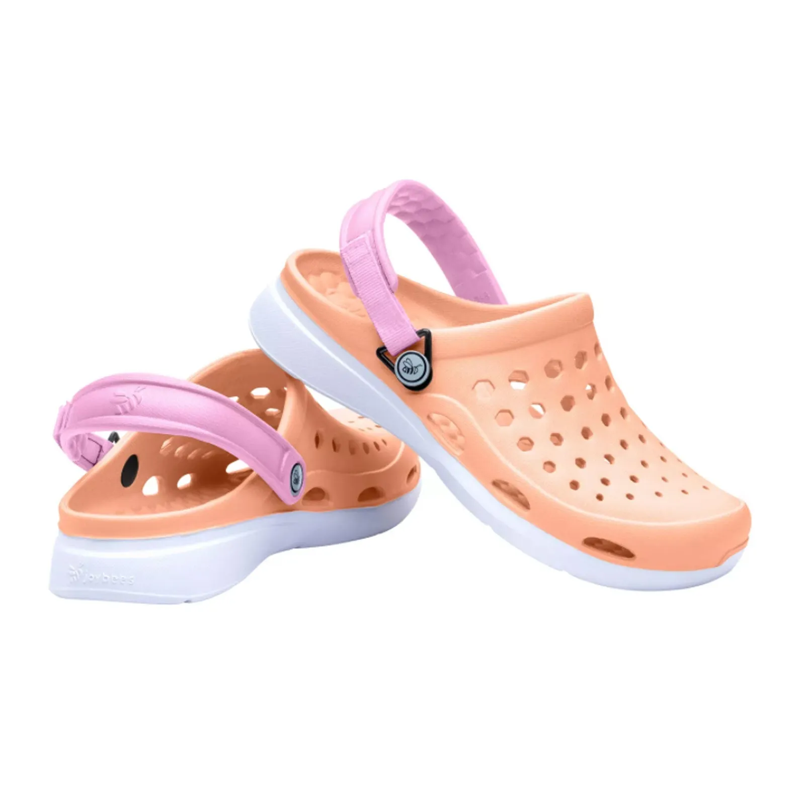 Joybees Modern Clog (Women) - Melon/White Practical Use Breathable Linings