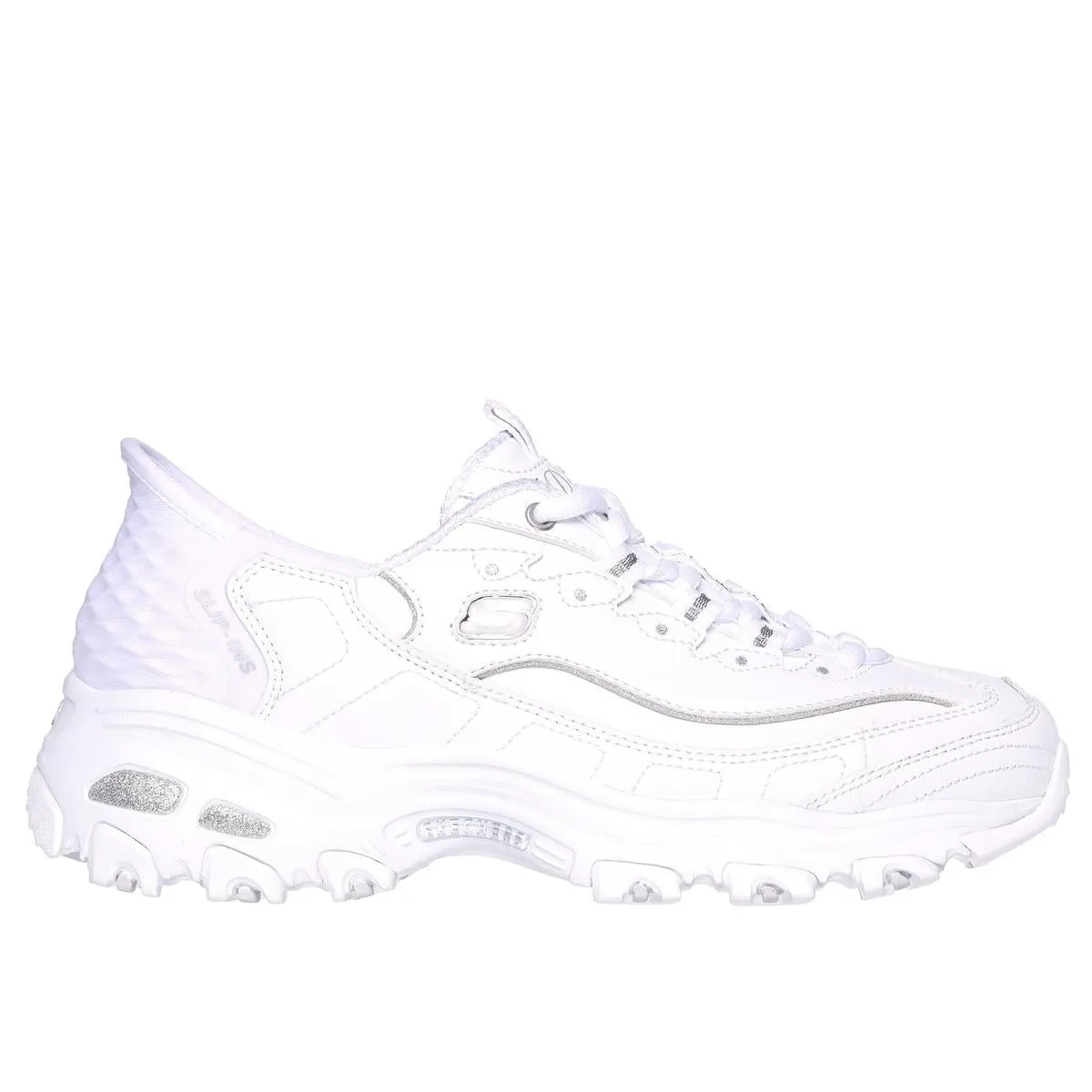 Women's Skechers Slip-ins: D'Lites - New Scene 150031 Dynamic Flex Grooves Quick Dry Tech
