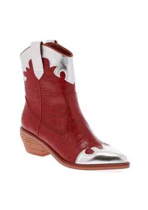 Slip Resistant Urban Traveler Flexible Ankle Support KAINE - RED & SILVER