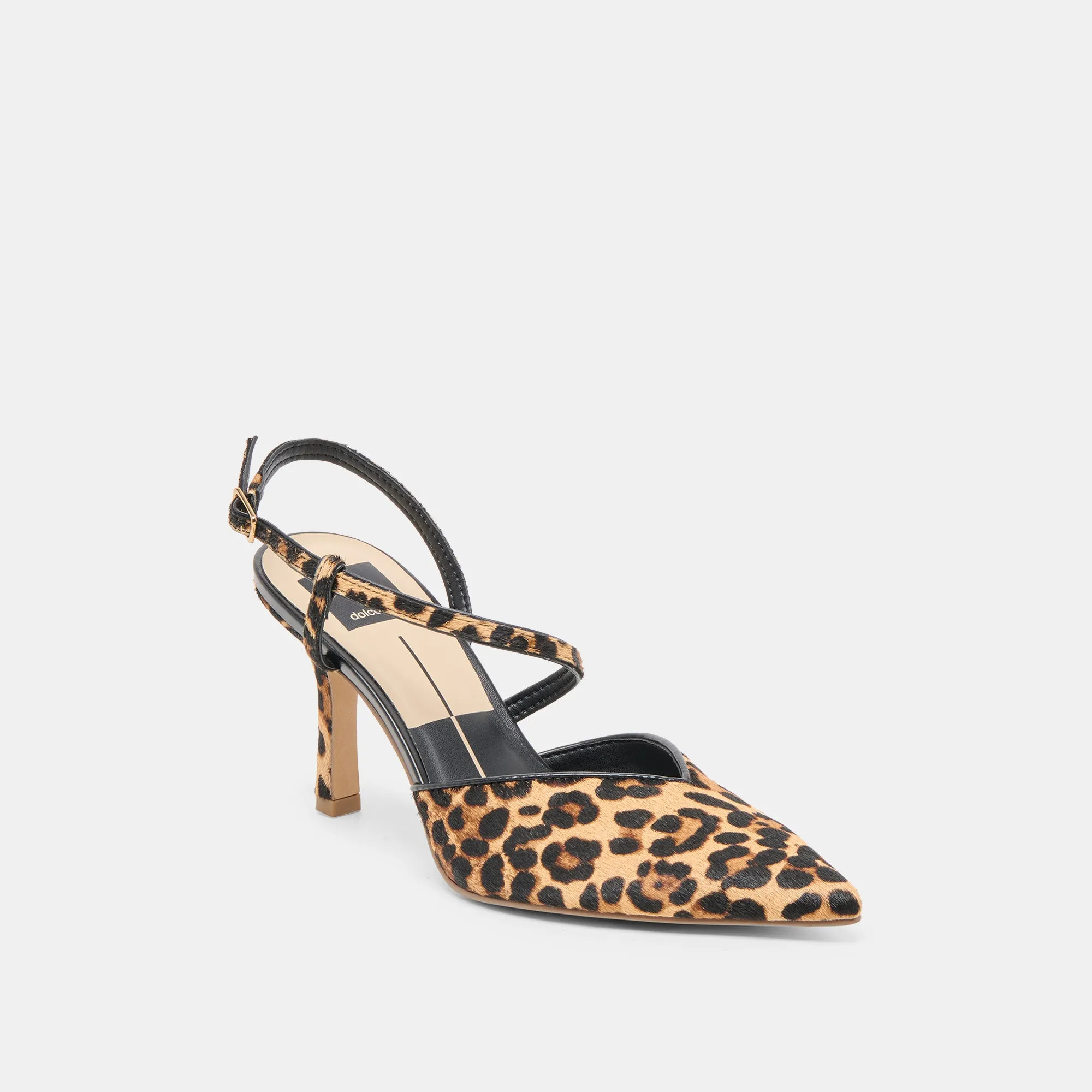 Quick Ride Seamless Upper Engineering KAMRA HEELS DK LEOPARD CALF HAIR