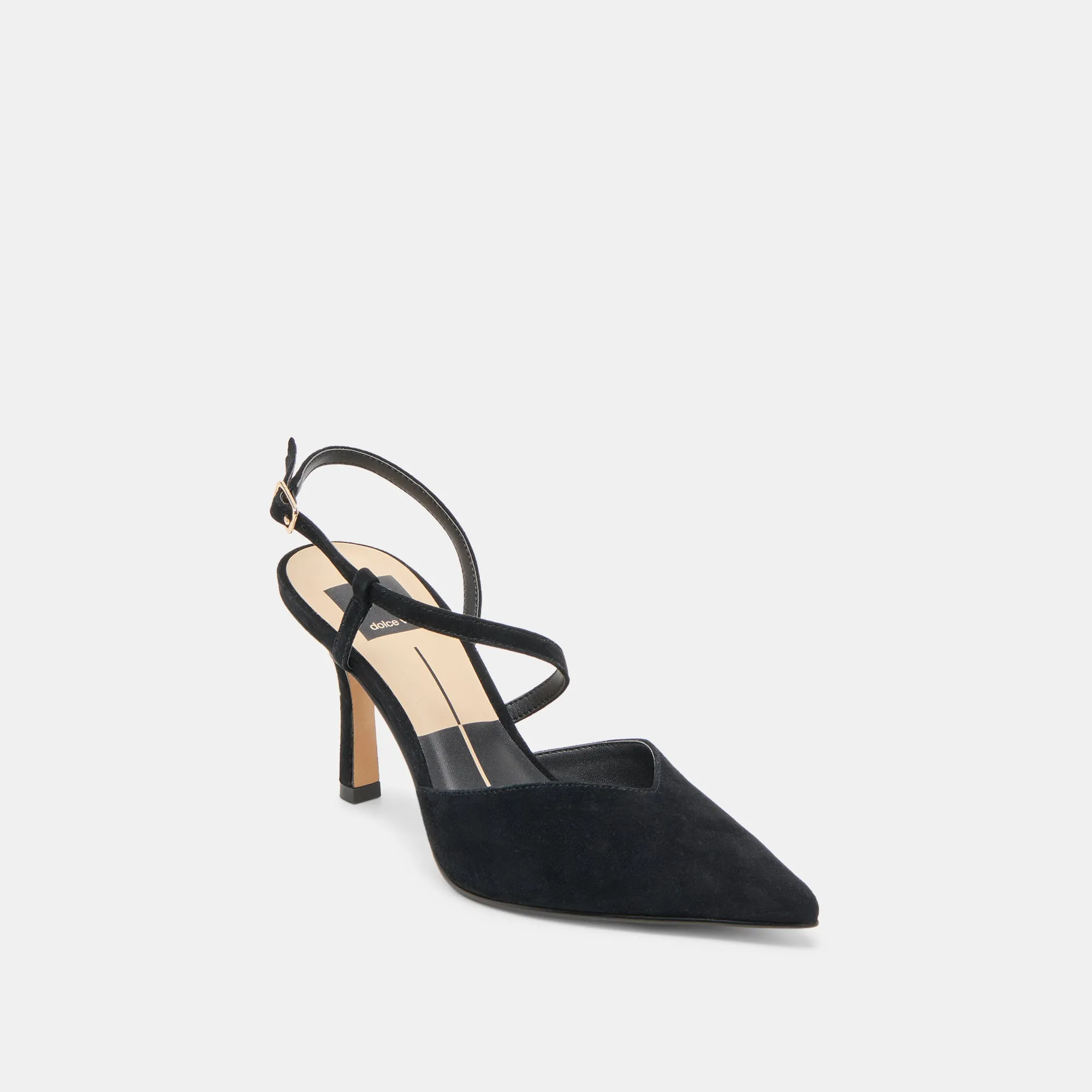 Flexible Grip KAMRA HEELS ONYX SUEDE