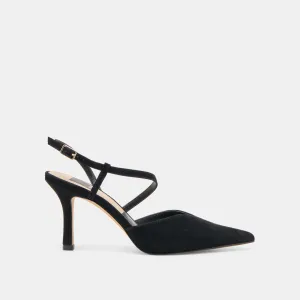KAMRA HEELS ONYX SUEDE Everyday Runner