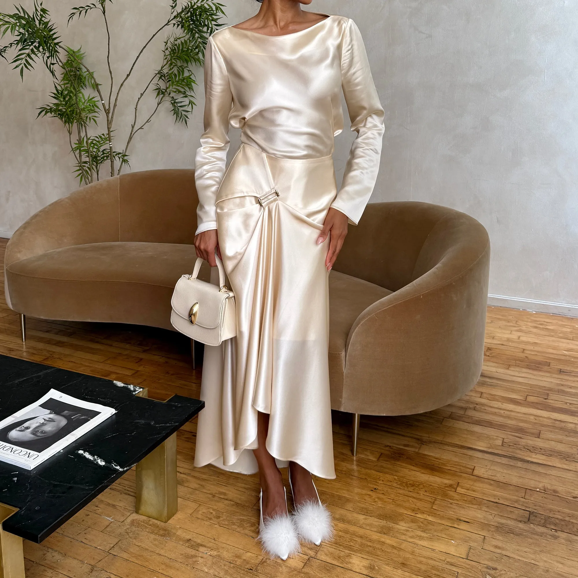 Stable Grip Breathable Vamp KAMY HEELS TRUE WHITE SATIN