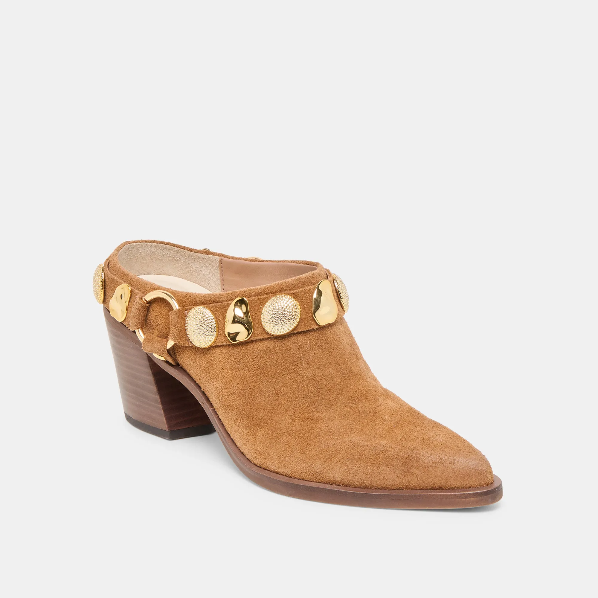 KANYON HEELS BROWN SUEDE Simple Edge