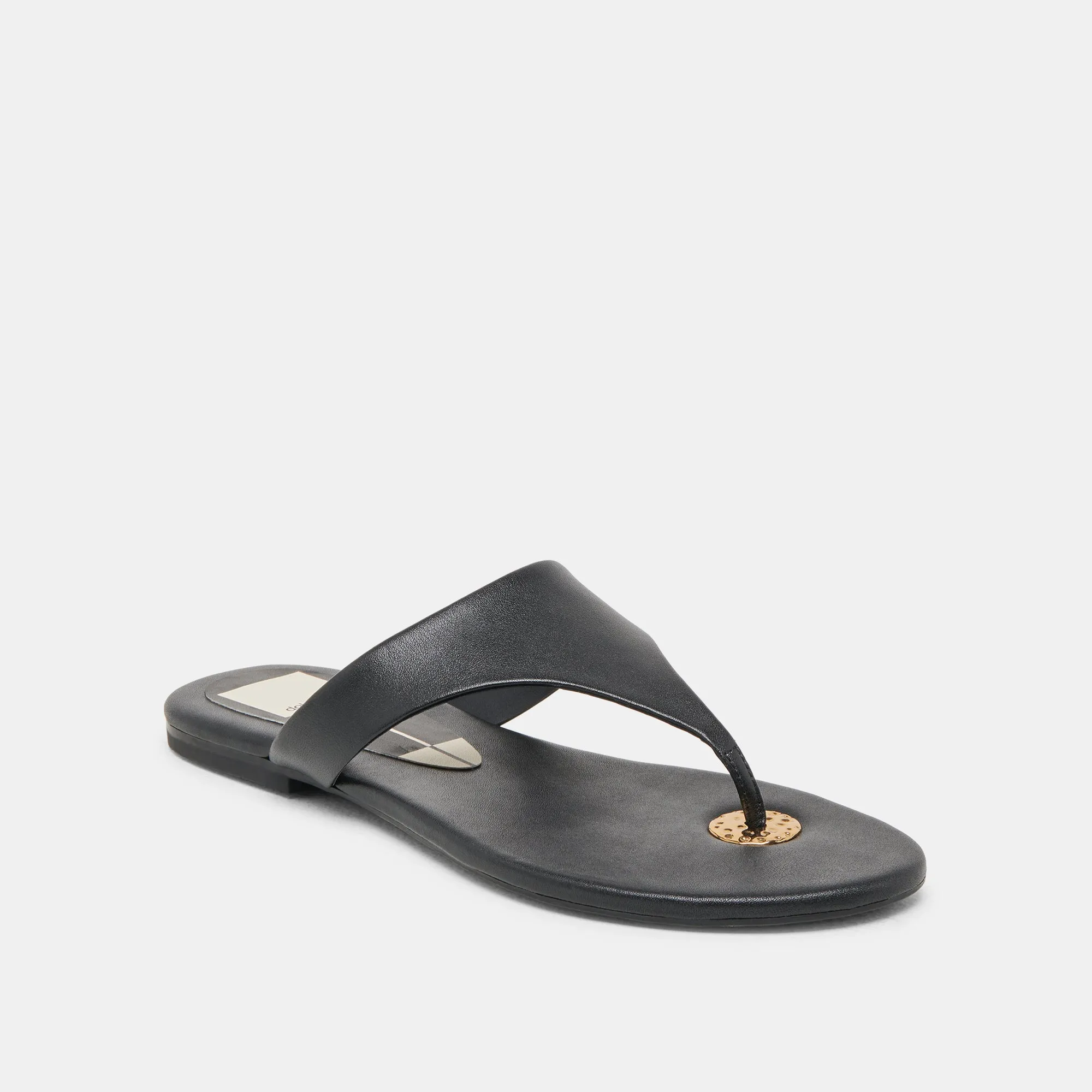 KITTLE SANDALS BLACK LEATHER rainy - weather Upgraded look