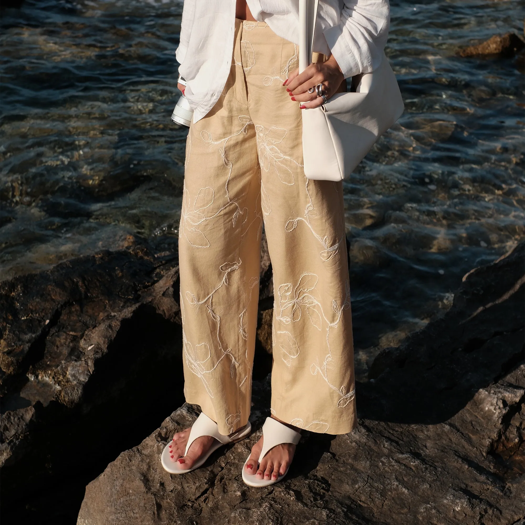 KITTLE SANDALS OFF WHITE LEATHER Maximum arch