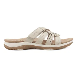 Abrasion Shield Toe Sassoni Strappy Casual Slip-On Flat Sandals