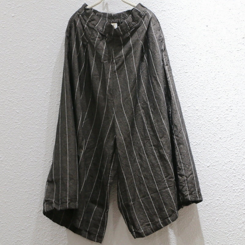 Comfortable Edge Women Summer Retro Casual Linen Pants