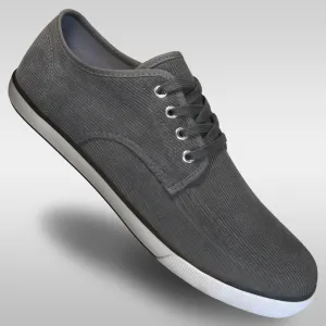 Aris Allen Men's Grey Corduroy Oxford Dance Sneakers *Limited Sizes* gym - style Handcrafted Details
