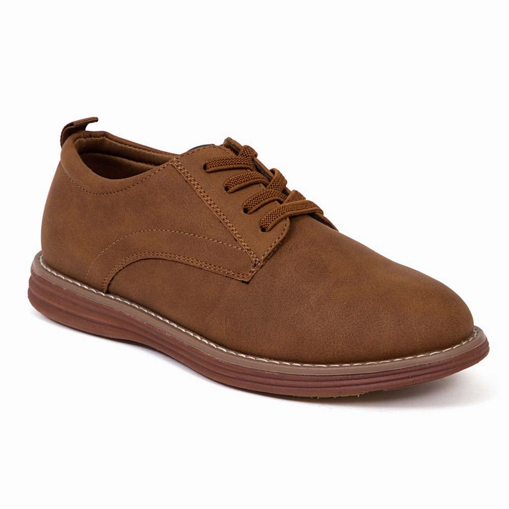 Lace Up Oxfords Kids' Dapper Jr in Chestnut