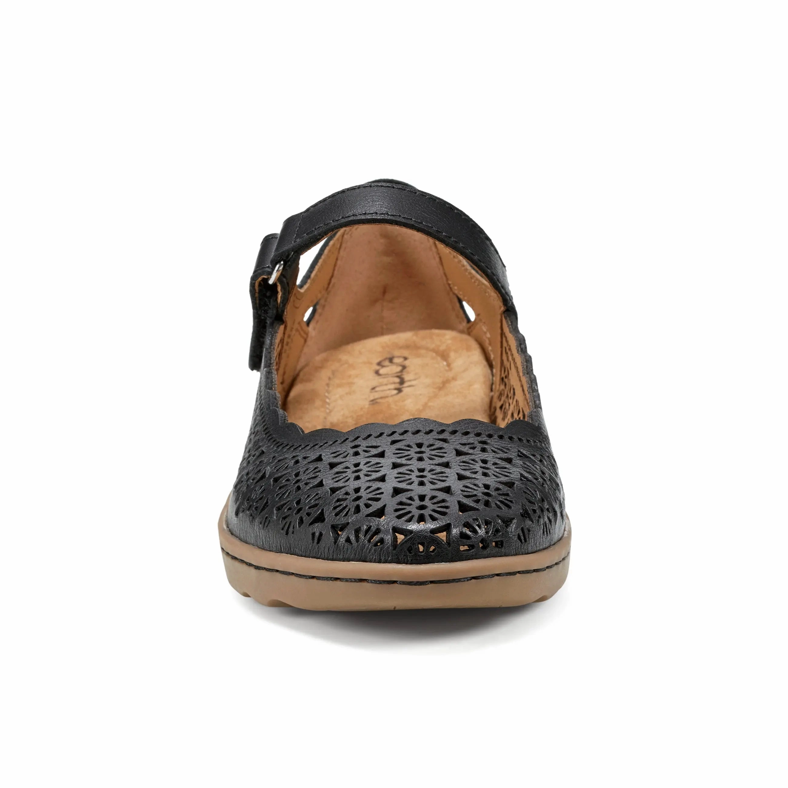 Lady Perforated Slip-On Ballet Flat Book Glow