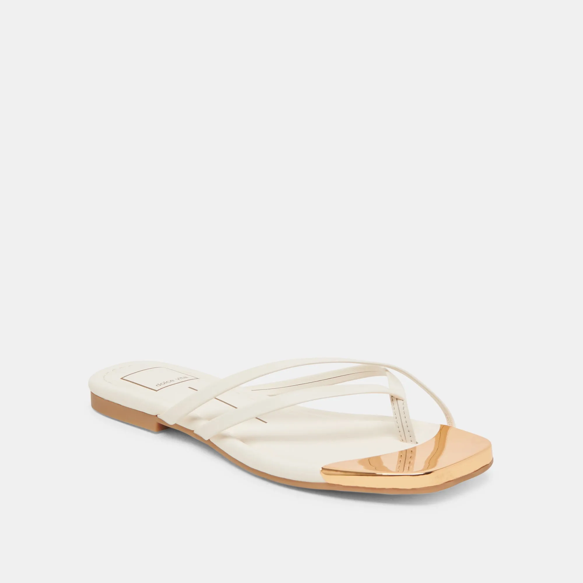 Dynamic chic cold - weather LAGUNA SANDALS OFF WHITE LEATHER
