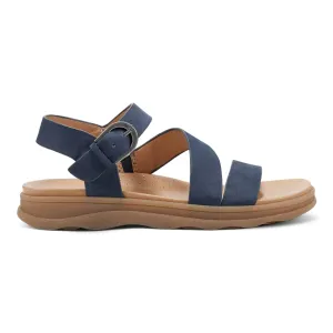 Ultra-soft piece All-around traction Lainey Casual Strappy Round Toe Flat Sandals